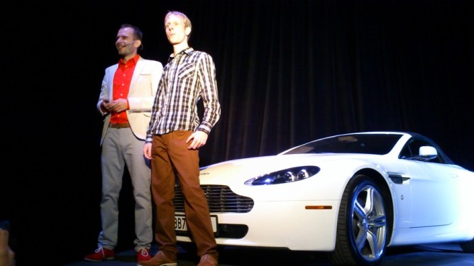 Pavel Říha získal na rok klíčky od vozu Aston Martin