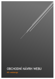 Obchodní návrh webu od MD webdesign