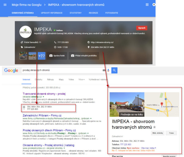 SEO tip - služba Moje firma na Googlu (1)
