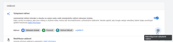 Vylepšené měření v GA4