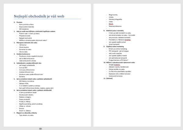 zásady copywritingu: osnova